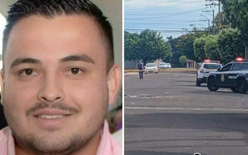Homem é executado a tiros na frente do filho