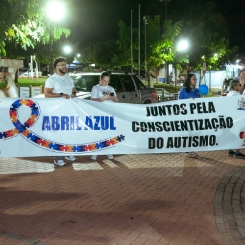 Caminhada pelo Mês do Autismo mobiliza comunidade em Andradina