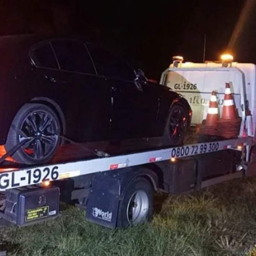 Motorista é preso por embriaguez após ser flagrado na contramão com BMW pela Rondon