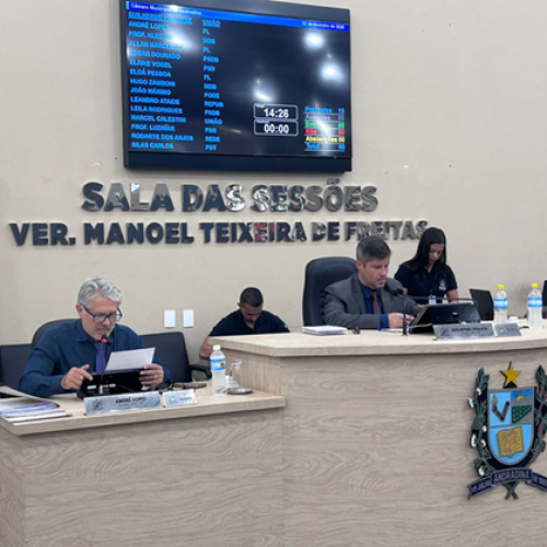 Câmara de Andradina vota nove requerimentos nesta segunda-feira