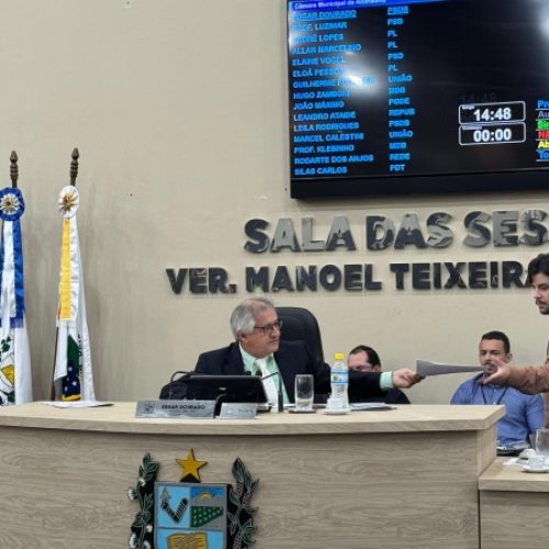Câmara de Andradina aprova projetos e requerimentos da 21ª sessão