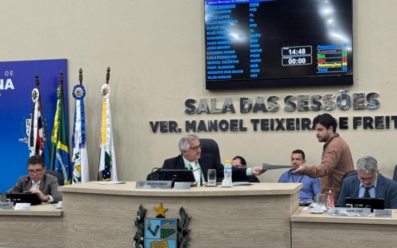 Câmara de Andradina aprova projetos e requerimentos da 21ª sessão