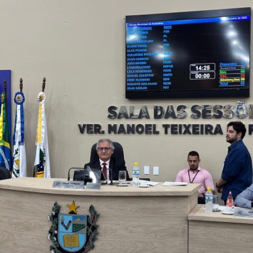 Câmara de Andradina aprova projetos voltados à educação, habitação e assistência social