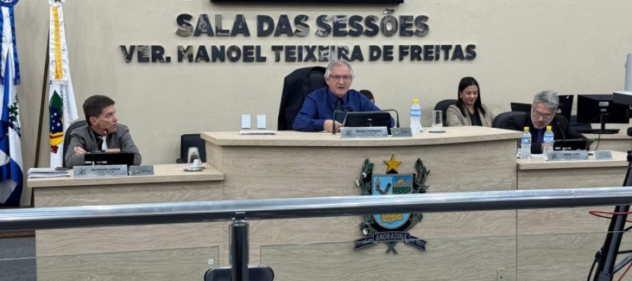 Cinco projetos são aprovados em regime de urgência na Câmara de Andradina antes do recesso 