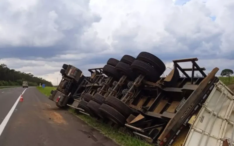 Motorista foragido é preso após tombamento na Rondon