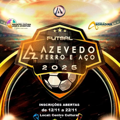 Inscrições para Campeonato de Futsal de Férias terminam sexta