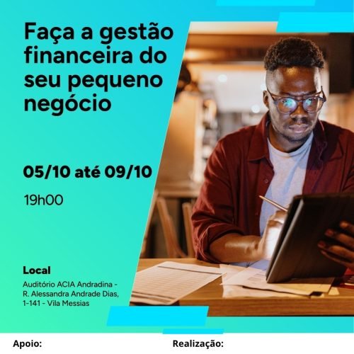 Capacitação do Sebrae-SP orienta pequenos negócios de Andradina sobre gestão financeira