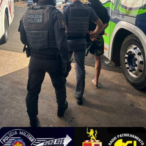 Foragido é capturado no Terminal Rodoviário de Andradina