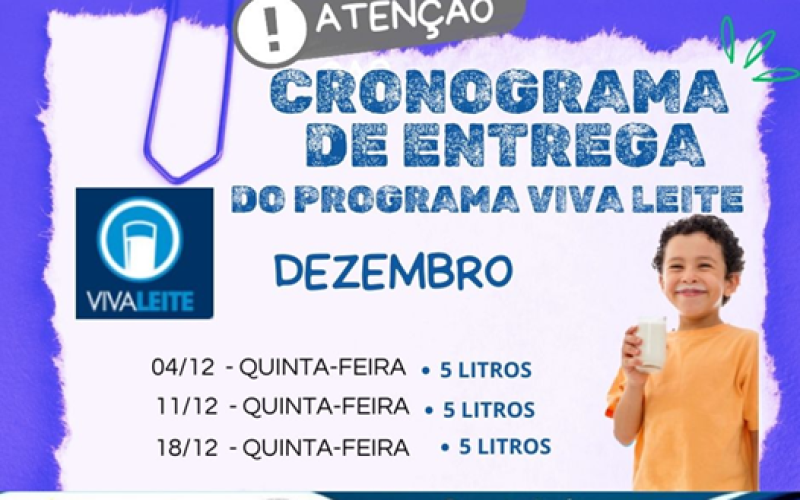 Programa Viva Leite altera entrega em Castilho no mês de dezembro, mas manterá quantidade