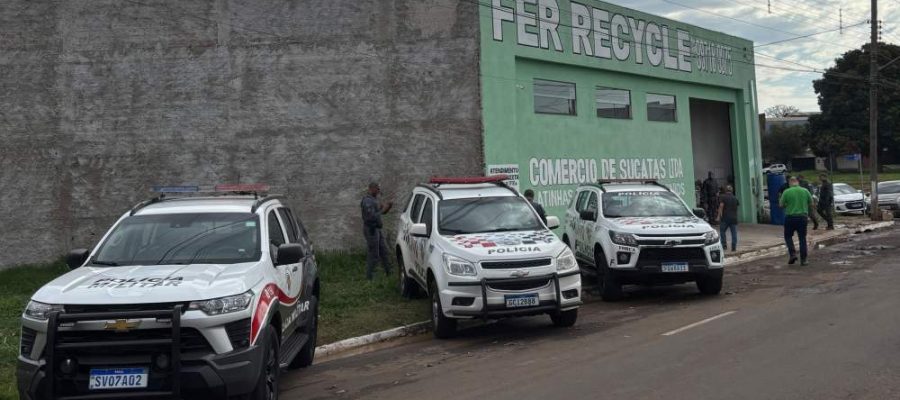 Após denúncias sobre cortes de cabos, polícia apreende quase 3 toneladas de fios e prende suspeito por receptação em Andradina