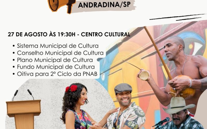 Andradina realiza Fórum Municipal de Cultura