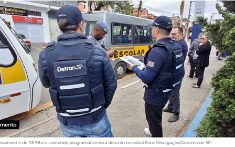 Concurso público para agente estadual de trânsito tem inscrições abertas