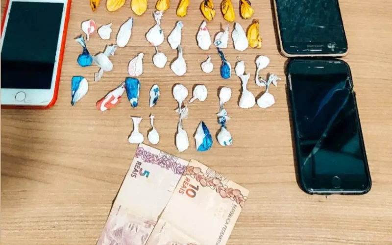 Homem é preso com mais de 40 porções de cocaína em Mirandópolis