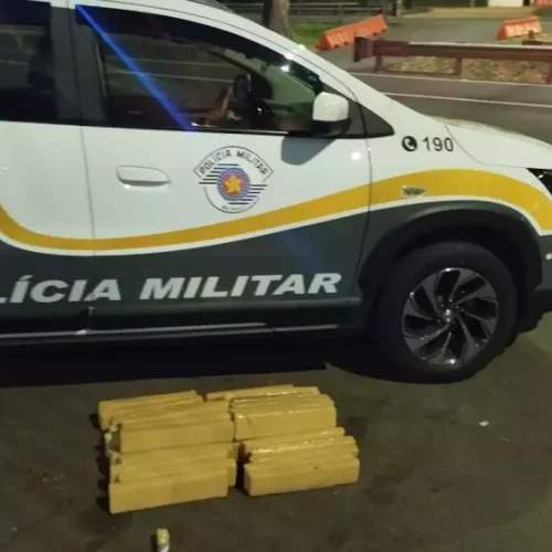 PM Rodoviária apreende 35 kg de maconha e detém dois em Castilho