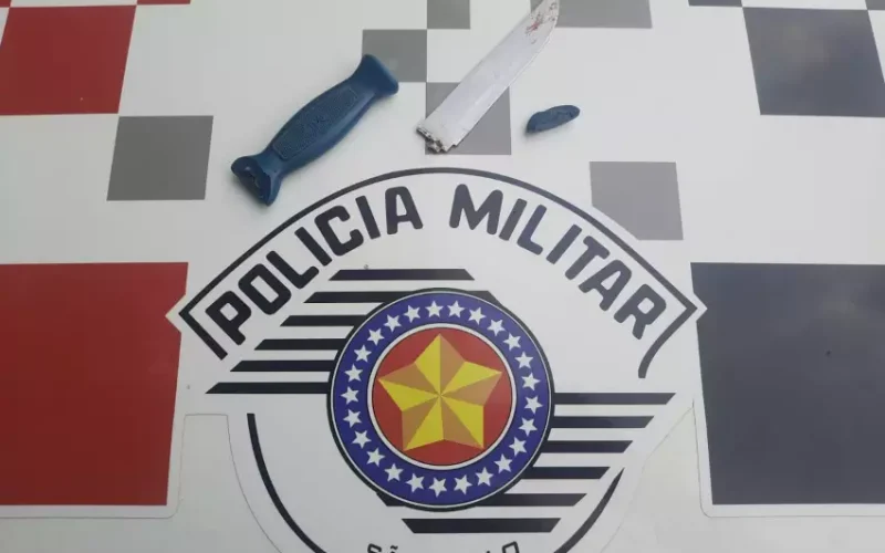 Homem agride mulher com faca e acaba preso em Castilho
