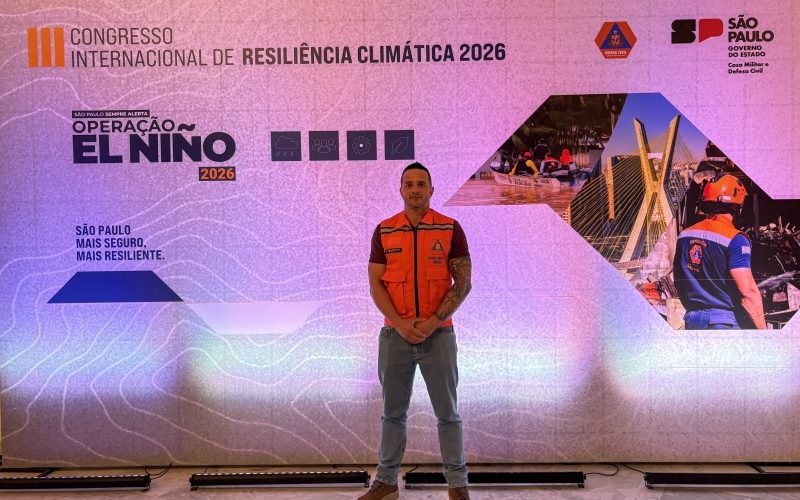 Defesa Civil de Andradina participa do III Congresso Internacional de Resiliência Climática em São Paulo