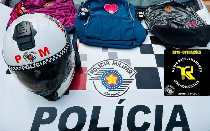 Policia Militar prende homem por furto de mochilas em Andradina-SP