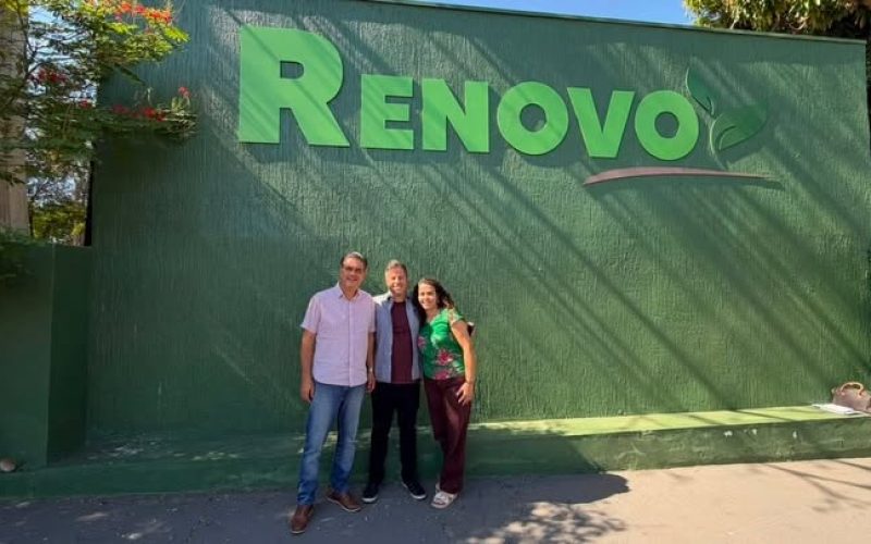 Presidente da Câmara de Andradina visita Projeto Renovo Social