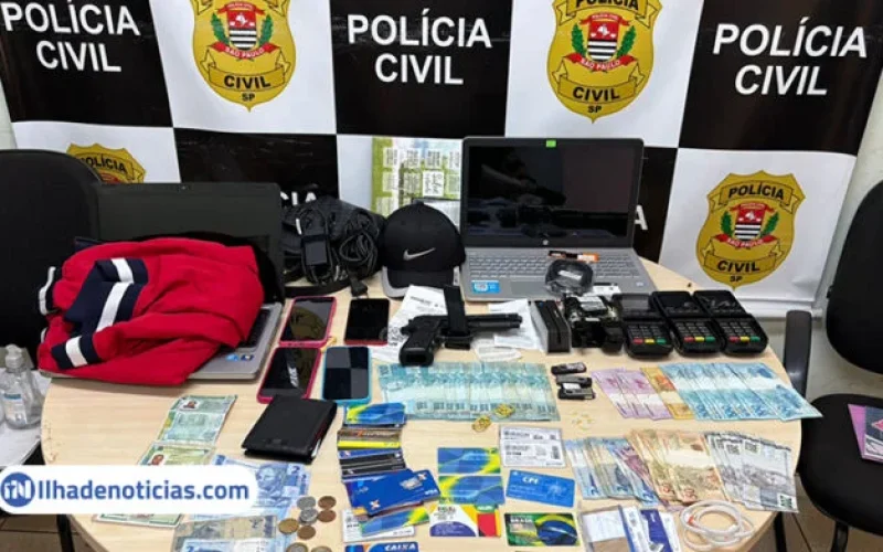 Casal é preso em Ilha Solteira suspeito de aplicar golpes com cartões comprados ilegalmente