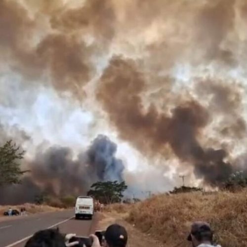 Região está em situação de risco extremo de incêndios
