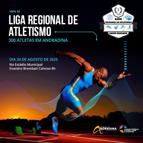 Andradina sedia Liga Regional de Atletismo no Estádio Municipal