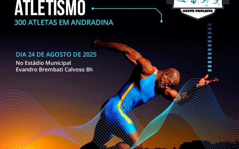 Andradina sedia Liga Regional de Atletismo no Estádio Municipal