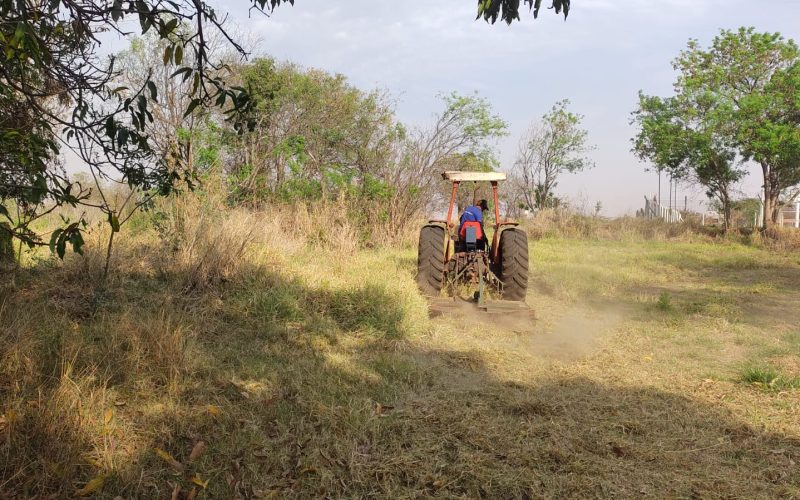 Governo de Andradina intensifica limpeza de terrenos