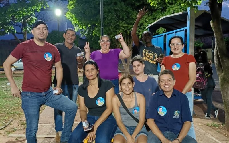 Professor Luzimar percorre bairros de Andradina e região em busca de conhecer de perto as necessidades da população