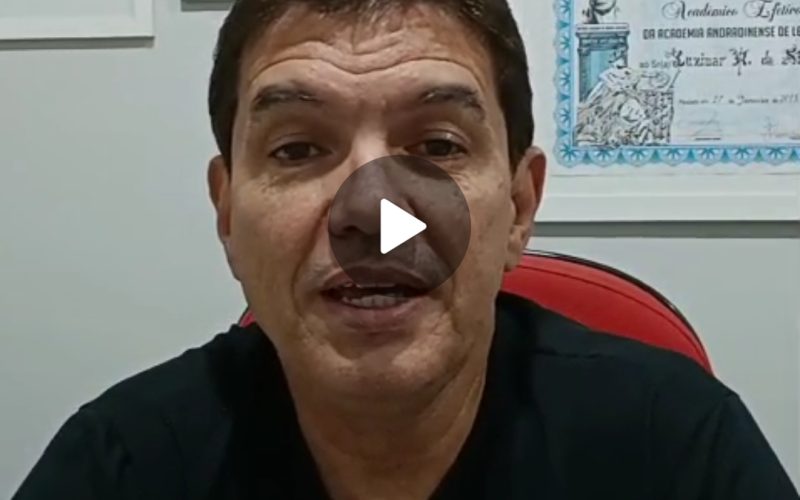 Vereador Professor Luzimar cobra melhorias na quadra da Escola Anna Maria Marinho Nunes
