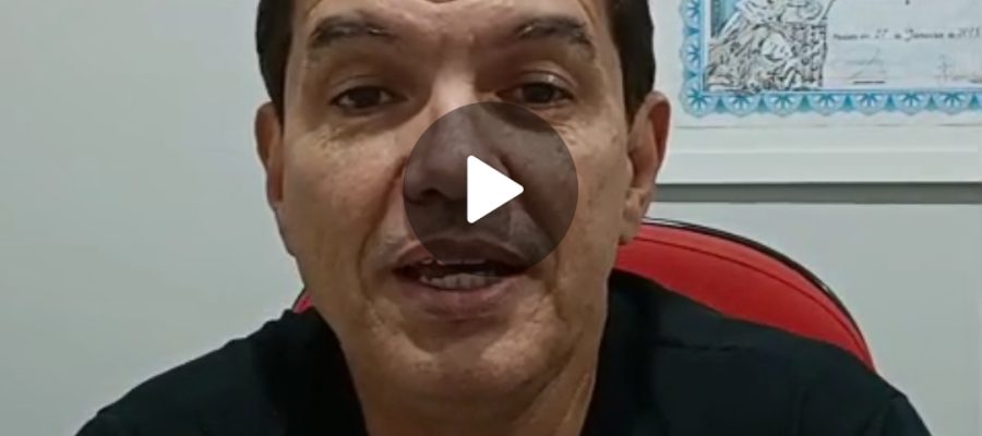 Vereador Professor Luzimar cobra melhorias na quadra da Escola Anna Maria Marinho Nunes