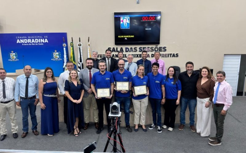Câmara de Andradina entrega moção de aplausos à Secretaria de Turismo e ao Comtur