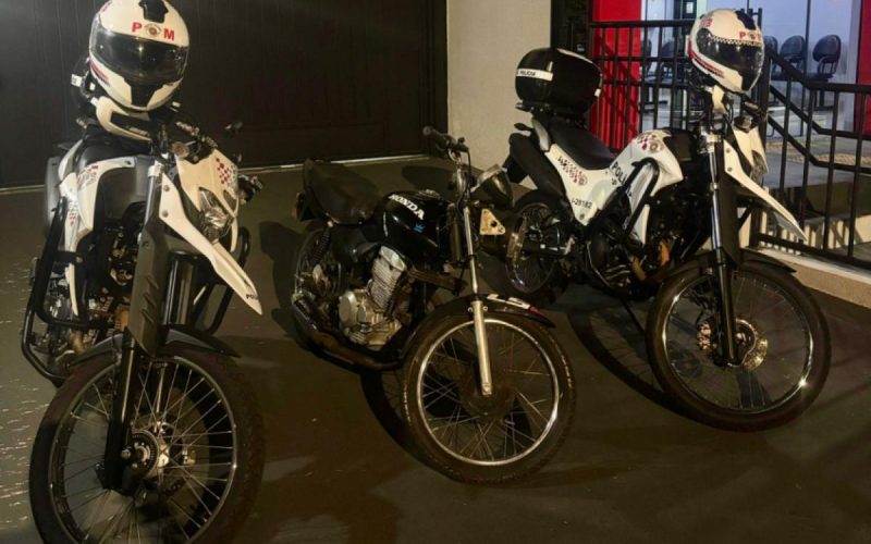 Motocicleta adulterada é apreendida e suspeito acaba detido em Andradina