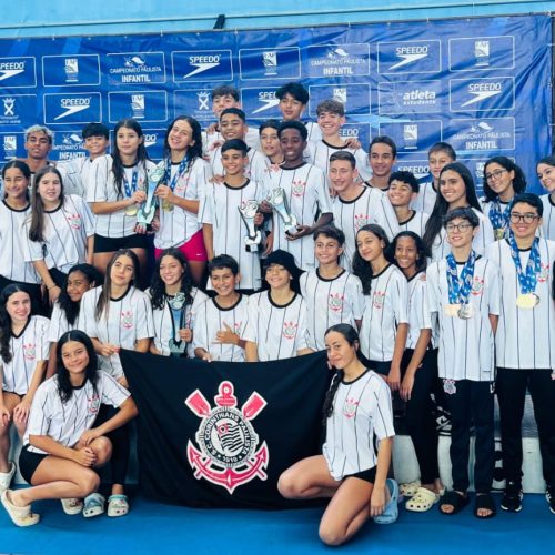 Nadadores andradinenses brilharam em Santo André no Paulista Infantil de Inverno e conquistaram 14 medalhas