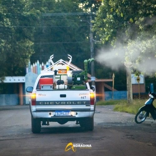 Nebulização noturna contra a dengue é realizada no Jardim Europa e seguirá para a Vila Mineira