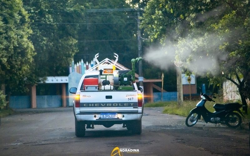 Nebulização noturna contra a dengue é realizada no Jardim Europa e seguirá para a Vila Mineira