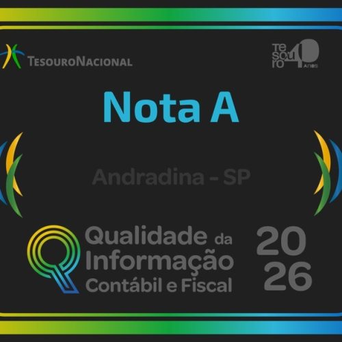 Andradina recebe Nota A no Ranking da Qualidade da Informação Contábil e Fiscal