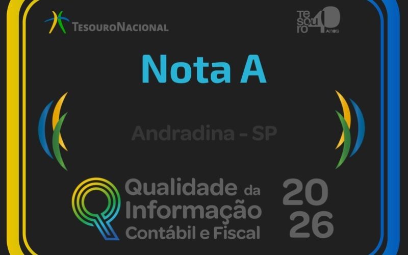 Andradina recebe Nota A no Ranking da Qualidade da Informação Contábil e Fiscal