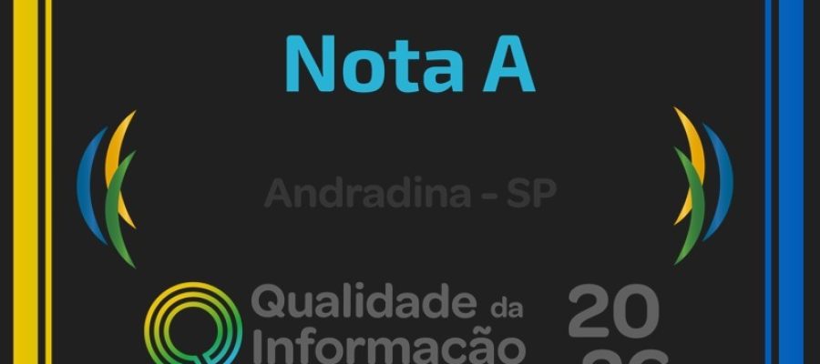 Andradina recebe Nota A no Ranking da Qualidade da Informação Contábil e Fiscal