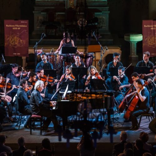 Orquestra Bachiana do Sesi se apresenta na Praça Moura Andrade