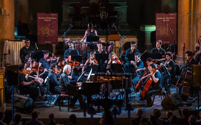 Orquestra Bachiana do Sesi se apresenta na Praça Moura Andrade