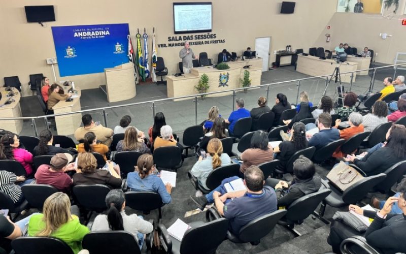 Câmara de Andradina recebeu palestra sobre acesso a recursos para infância e adolescência