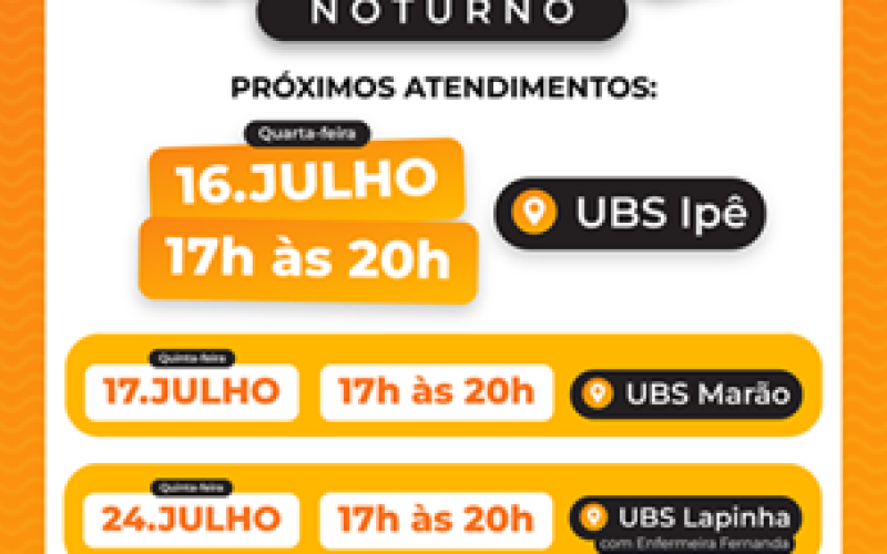 Prefeitura realiza ação noturna para exames preventivos em UBSs do município de Pereira Barreto