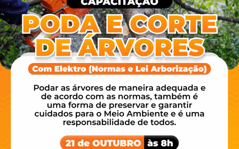 Prefeitura de Pereira Barreto e Elektro promovem capacitação sobre o manejo correto de árvores