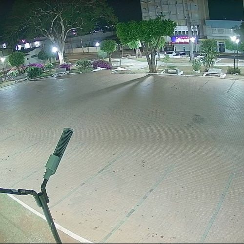 Praça Moura Andrade de Andradina já tem sistema de monitoramento em pleno funcionamento