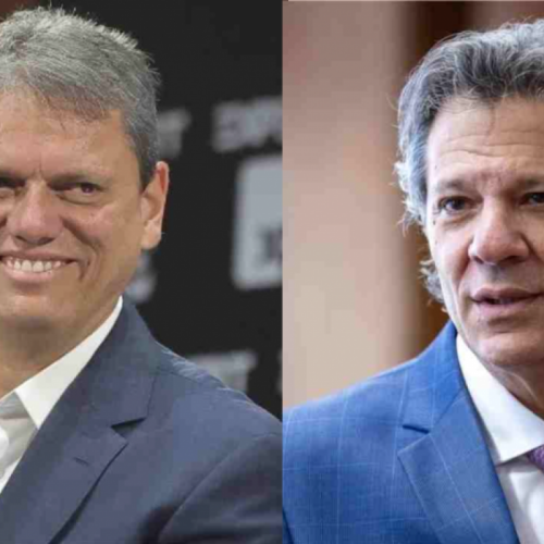 Tarcísio lidera intenção de votos com 53% contra 36% de Haddad