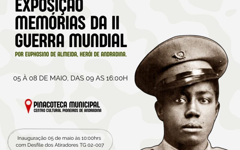 Exposição marca os 80 anos do fim da 2ª Guerra