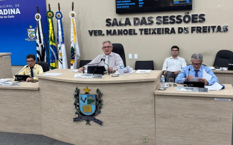 Câmara de Andradina vota pacote de medidas sociais e nova emenda à Lei Orgânica
