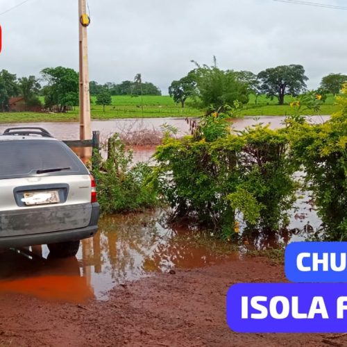 Temporal isola moradores em Castilho