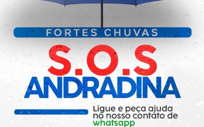 Prefeitura mantém plantão do SOS Andradina para monitorar chuvas e atender ocorrências