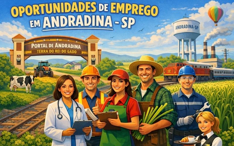 PAT de Andradina divulga novas vagas de emprego em diversas áreas